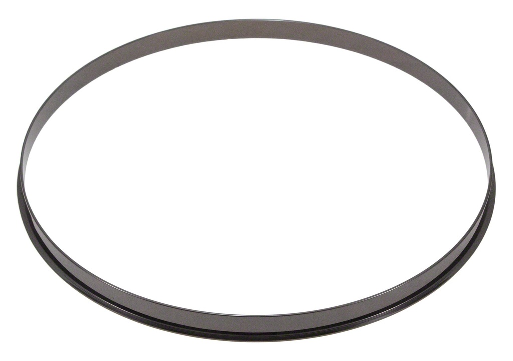 HSFL23-12BK - Cercle Acier 12" Noir 2.3mm Simple Flange