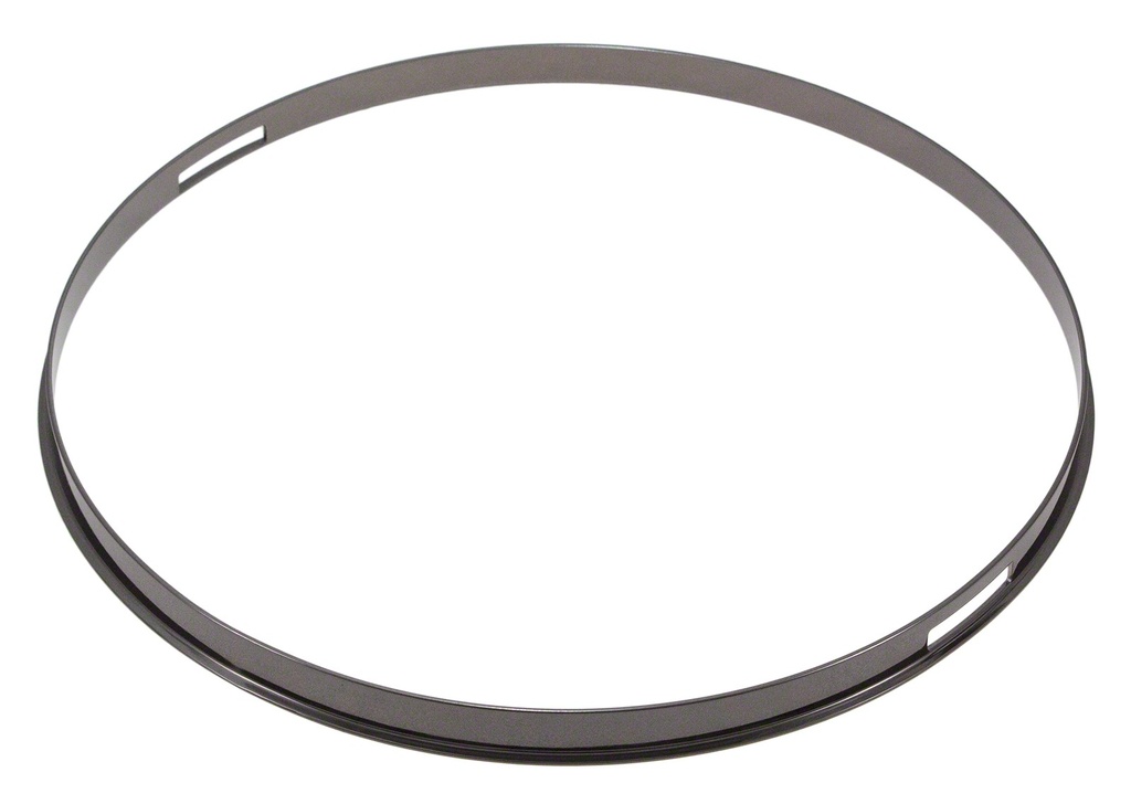 HSFL23-14SBK - Cercle Acier 14" Timbre Noir 2.3mm Simple Flange