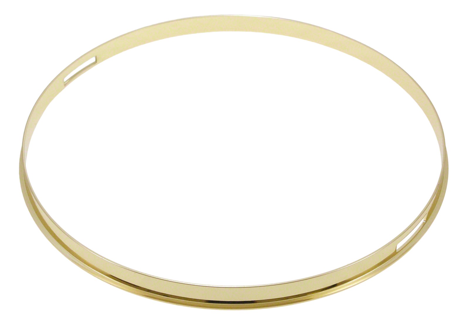 HSFL23-14SBR - Cercle Acier 14" Timbre Doré 2.3mm Simple Flange