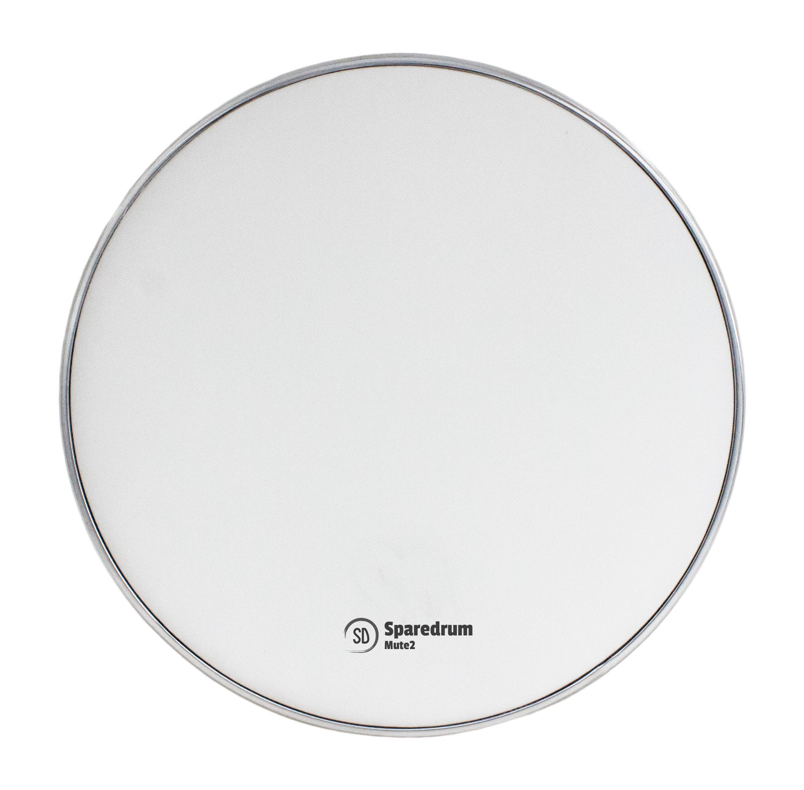 M2W08 - Peau 8" Mute 2 plis - Mesh Silencieuse - Blanc