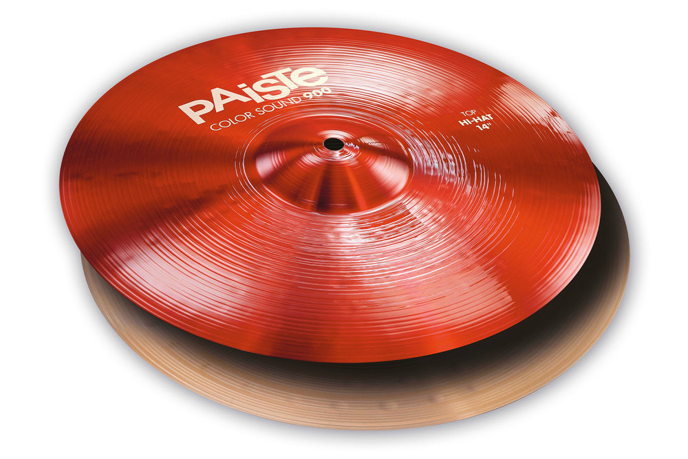 Cymbales Charleston 900 Serie Color Sound Red