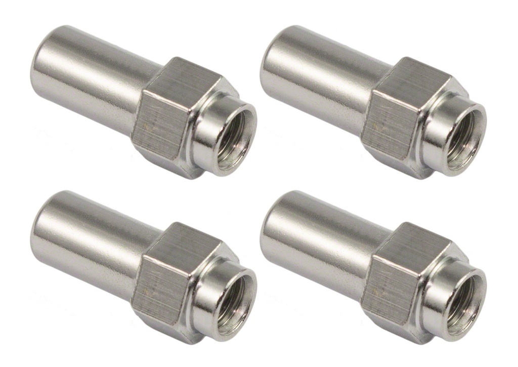 SN-HE-21B - Cheminée 21.5mm Tête Hexagonale - Laiton (x4)