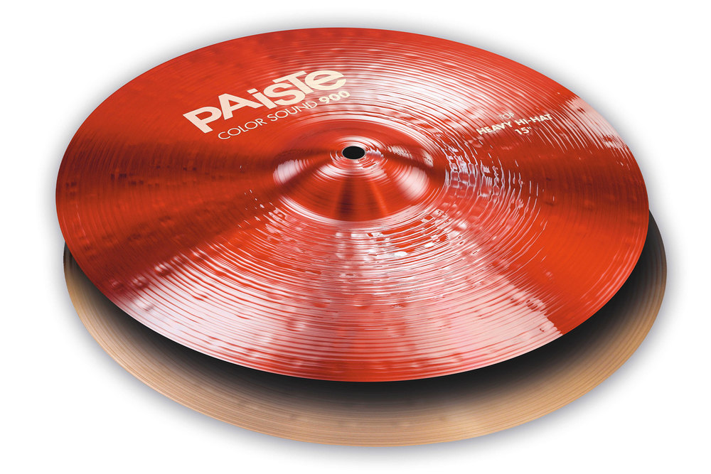 Cymbales Charleston 900 Serie Color Sound Red