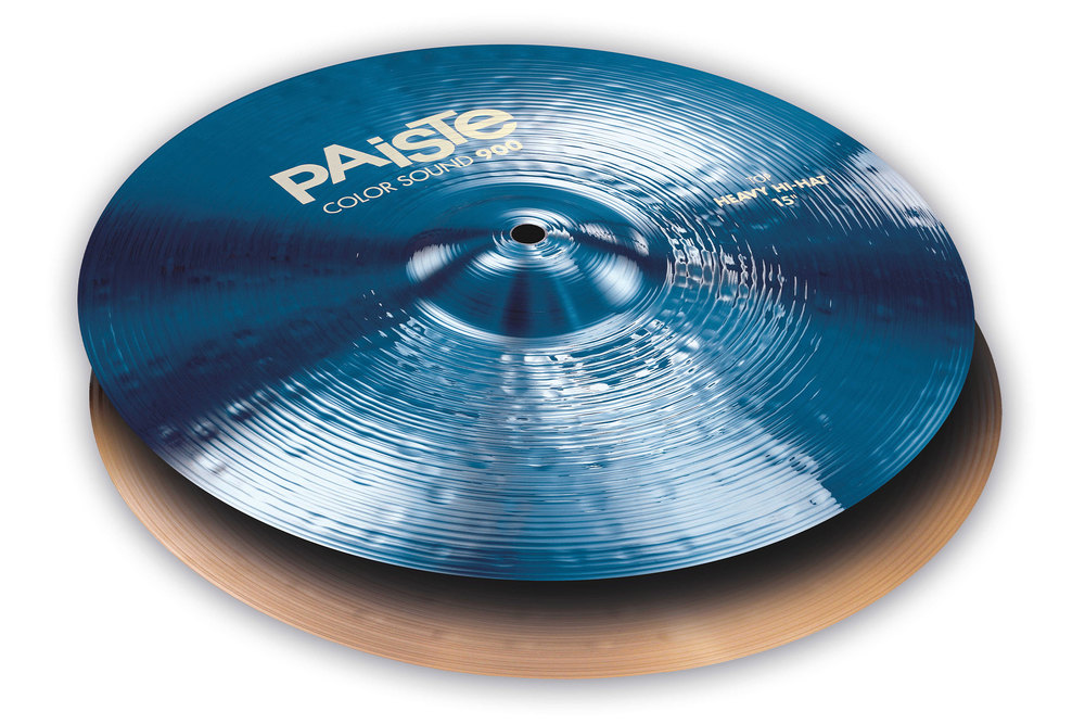 Cymbales Charleston 900 Serie Color Sound Blue