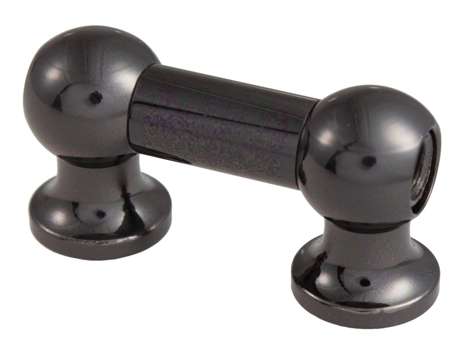 TL12D25-BK - Coquille Tube - 25mm - Noir - Double Tirant (x1)