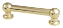TL12D56-BR - Coquille Tube - 56mm - Doré - Double Tirant (x1)