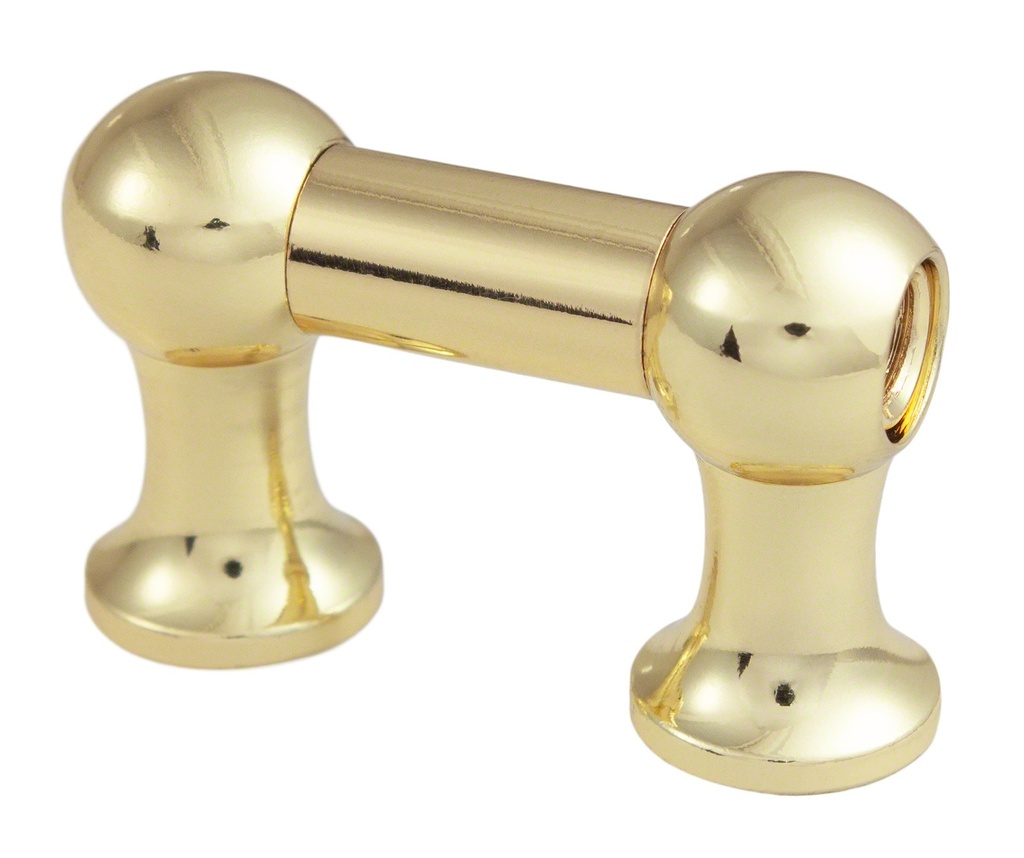 TL12S25B-BR - Coquille Tube Grosse Caisse - 25mm - Doré - Mono Tirant (x1)