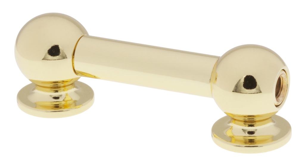 TL13D51-BR - Coquille Tube - 51mm - Doré - Double Tirant (x1)