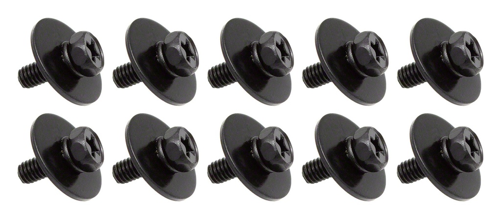 WSC4-11BK - M4 11mm Noir - Vis Intérieure d'Accastillage pour Fût Bois (x10)