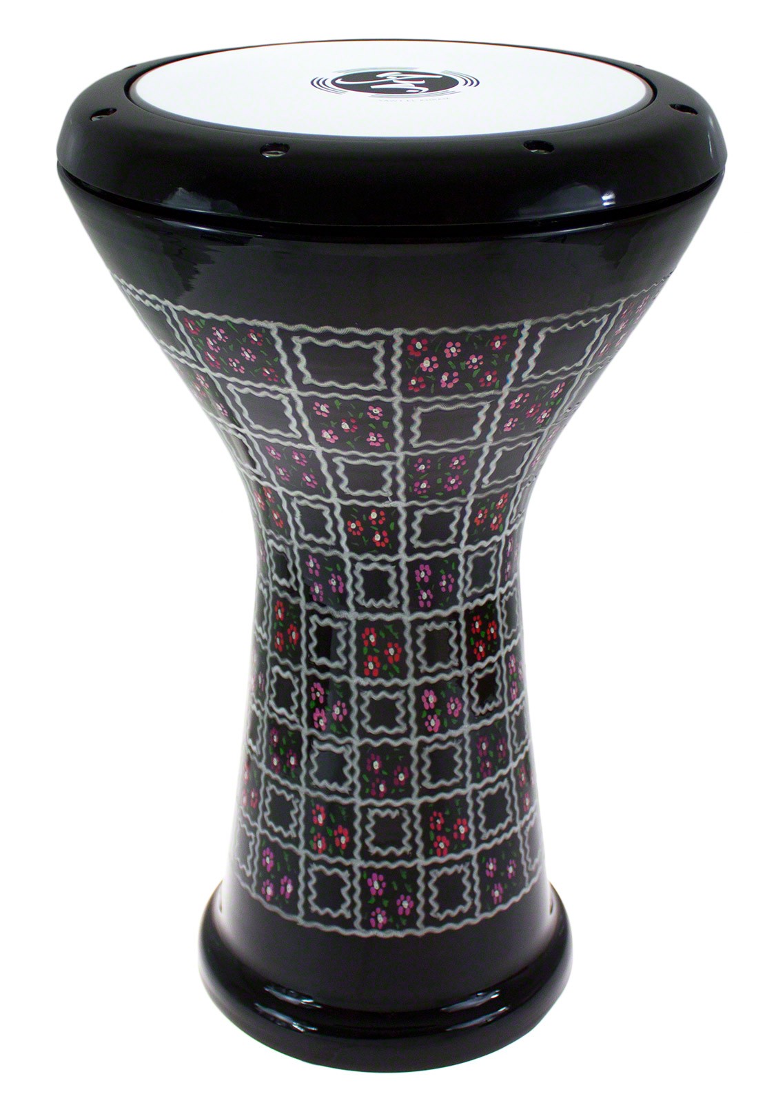 EA-EP1 - Darbouka Egypte Alu Gravé Motifs Peints