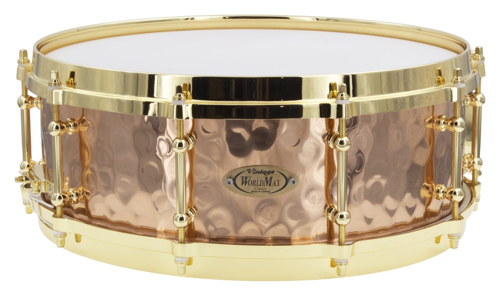 BZH-5014DHBR - Caisse Claire 14" x 5" - Fût Bronze Martelé - Cercle Moulé