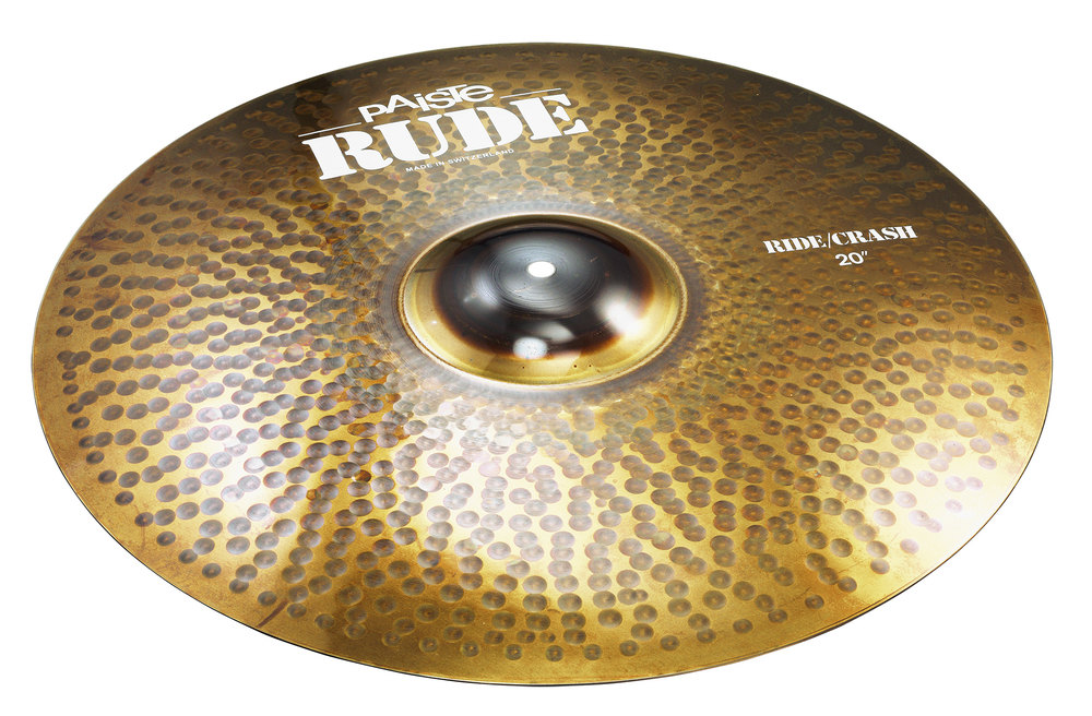 Cymbales Crash/Ride Rude