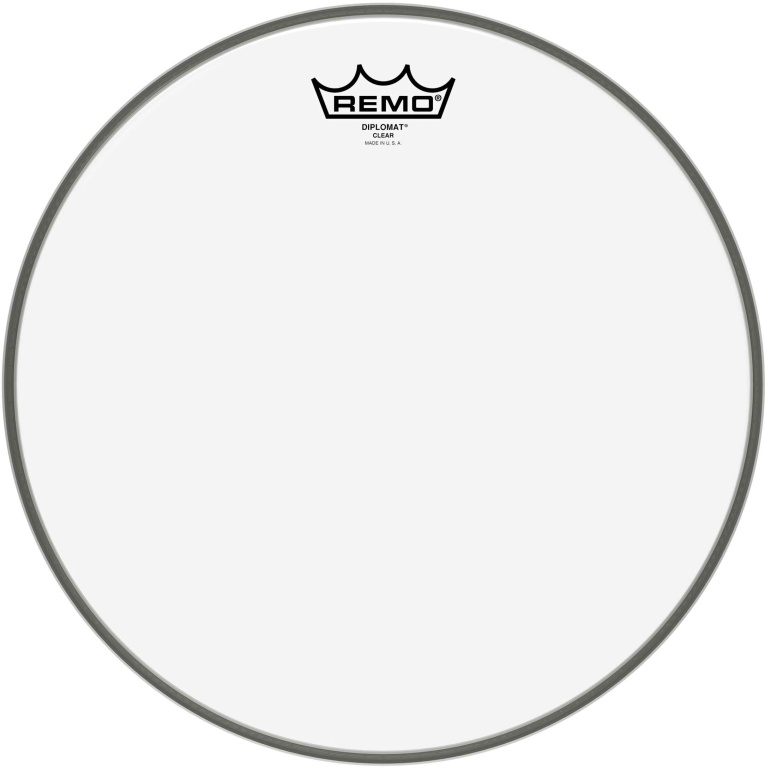 Peau Diplomat Transparente 13" pour Tom/ Caisse claire