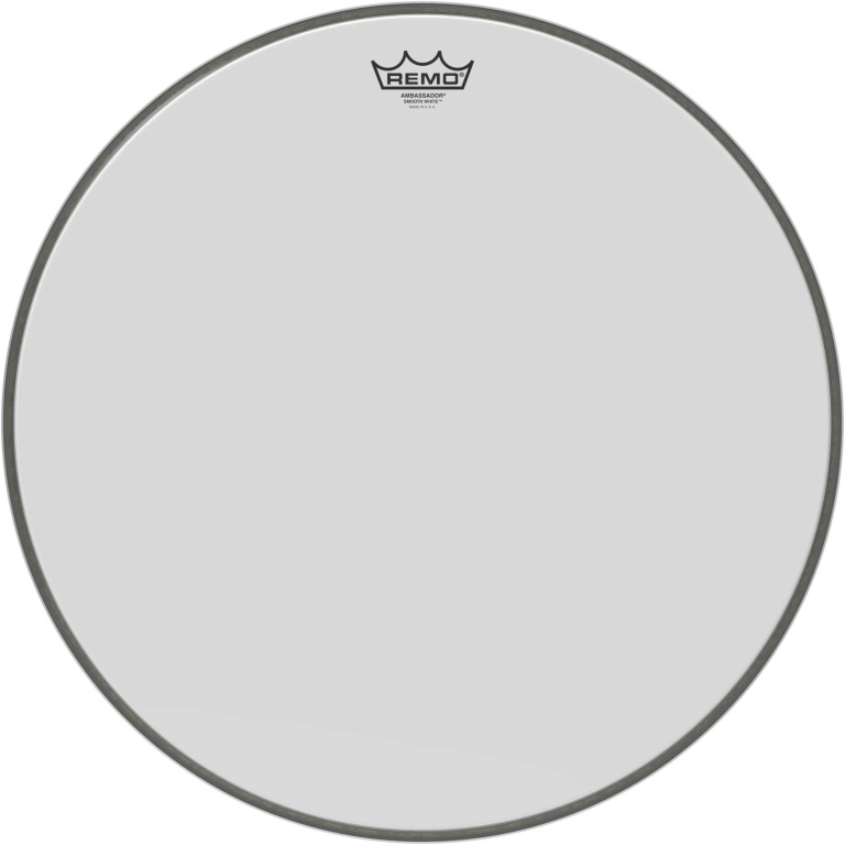 Peau Ambassador blanc lisse 20" pour Grosse caisse