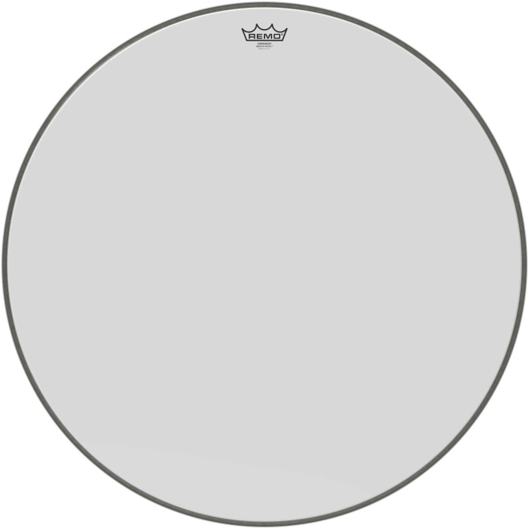 Peau Emperor blanc lisse 28" pour grosse caisse