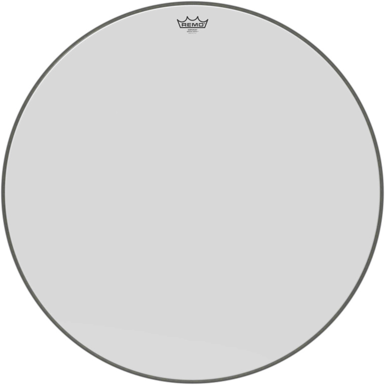 Peau Emperor blanc lisse 30" pour grosse caisse