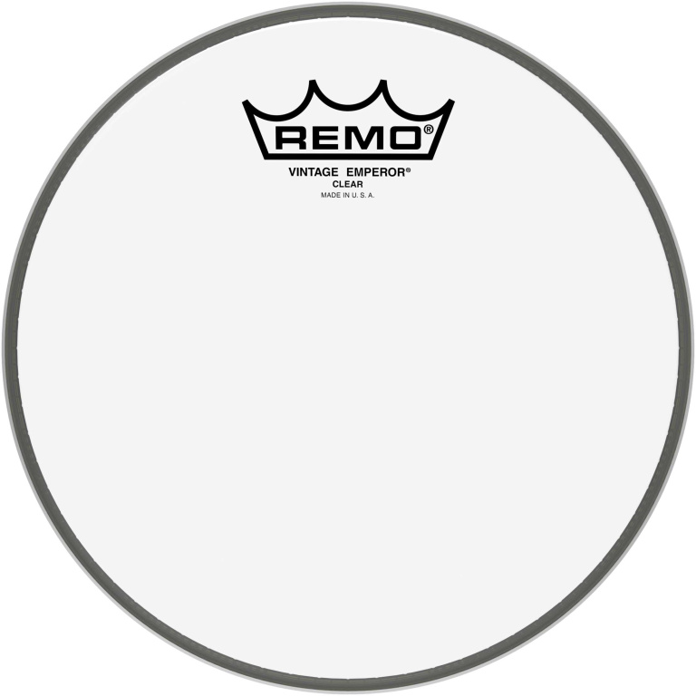 Peau Vintage Emperor transparente 8" pour tom
