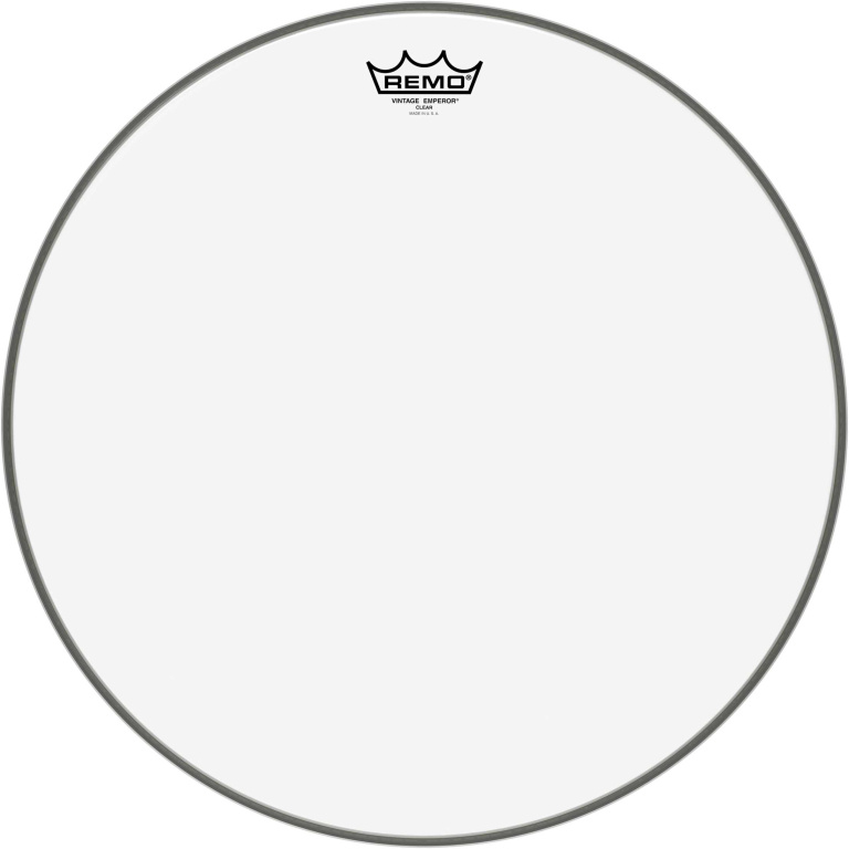 Peau Vintage Emperor transparente 14" pour tom sur pieds