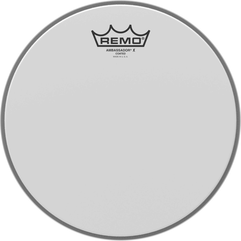 Peau Ambassador X sablée 10" pour Tom/Caisse Claire