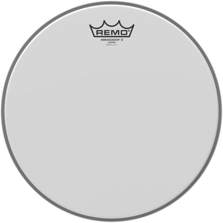 Peau Ambassador X sablée 12" pour Tom/Caisse Claire