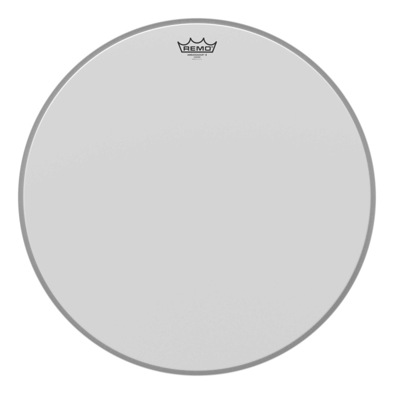 Peau Ambassador X sablée 22" pour grosse caisse