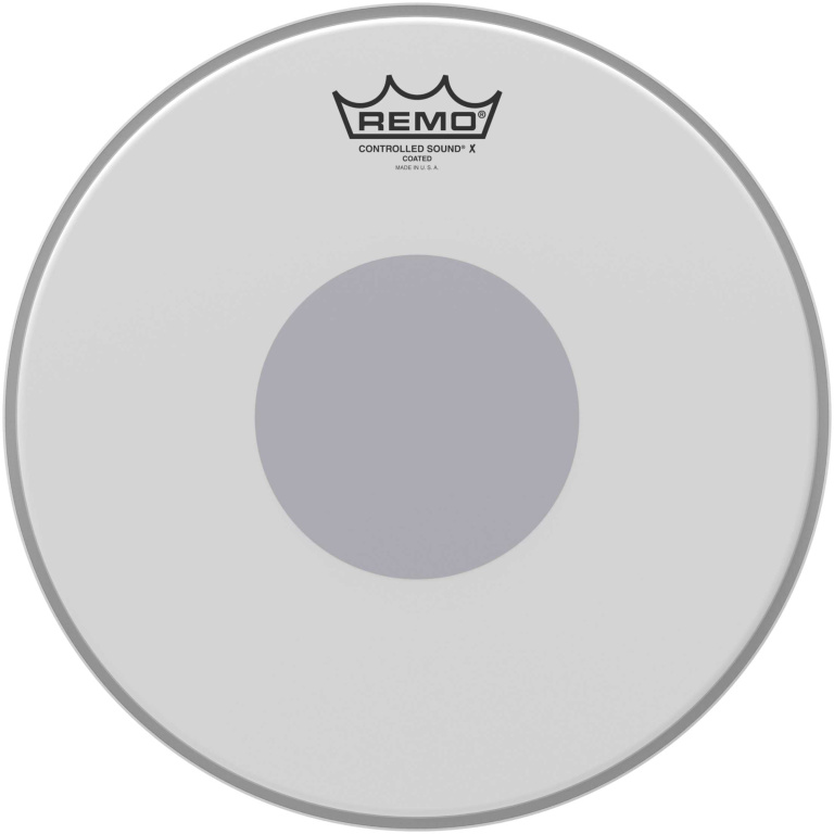 Peau Control Sound 12" pour tom/caisse claire avec rond noir en-dessous