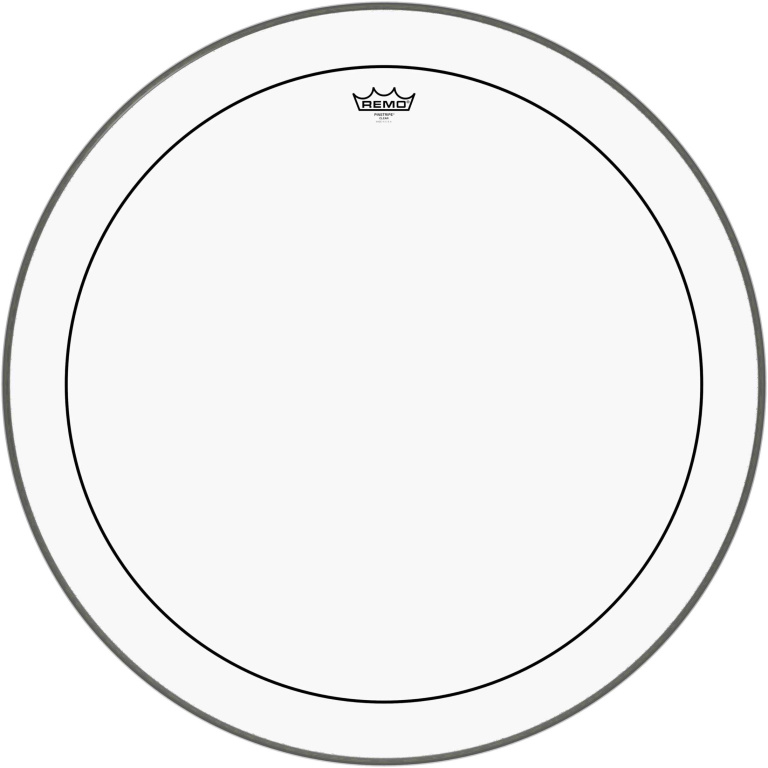 Peau Pinstripe transparente 30" pour Grosse caisse