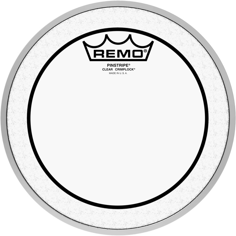 Peau Pinstripe transparente 8" pour Tom de Parade