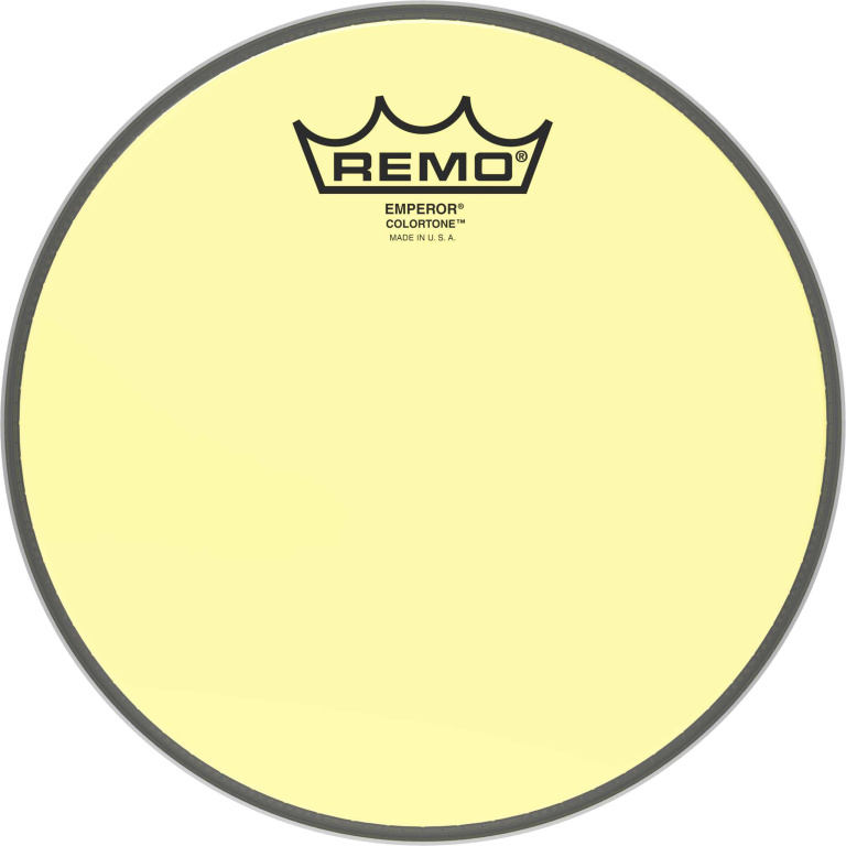 Peau de frappe Emperor Colortone, jaune, 8"