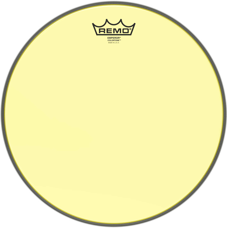 Peau de frappe Emperor Colortone, jaune, 13"