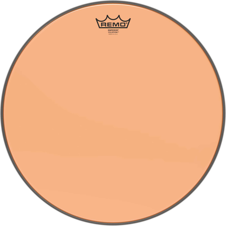 Peau de frappe Emperor Colortone, orange, 16"