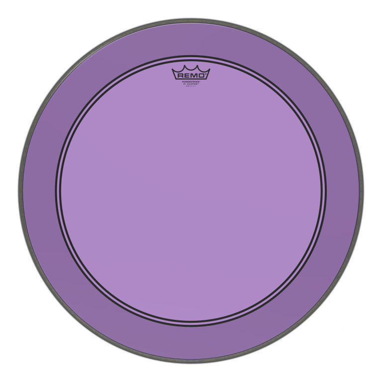 Peau de frappe Powerstroke 3 Colortone pour grosse caisse, violet, 22"