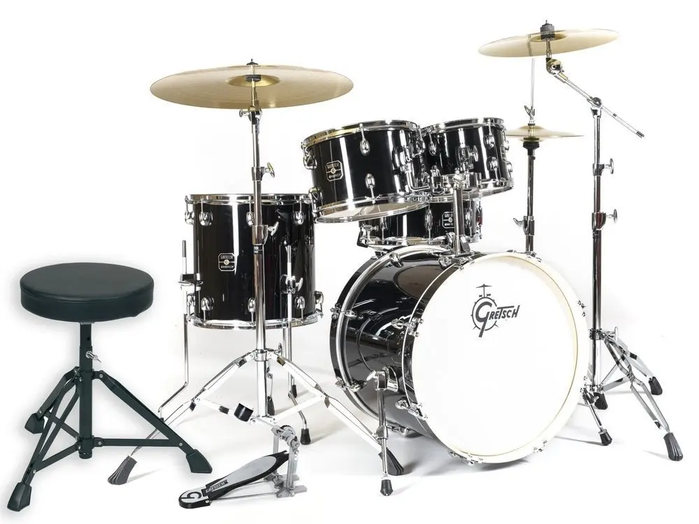 Batterie complète GRETSCH Energy Intégrale + 3 Cymbales PAISTE FUSION - GC20