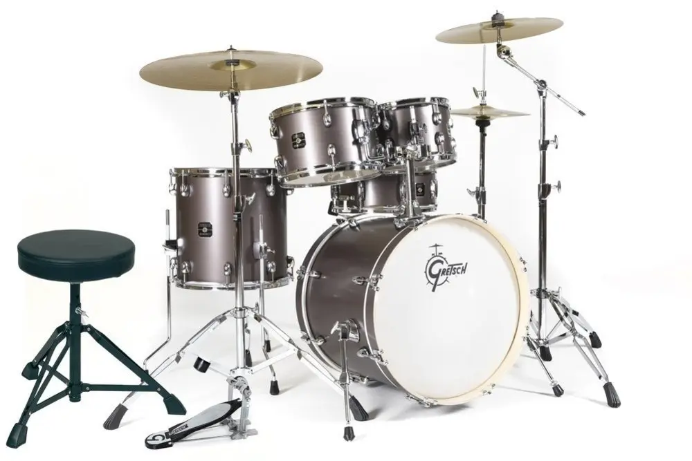 Batterie complète GRETSCH Energy Intégrale + 3 Cymbales PAISTE FUSION - GC20