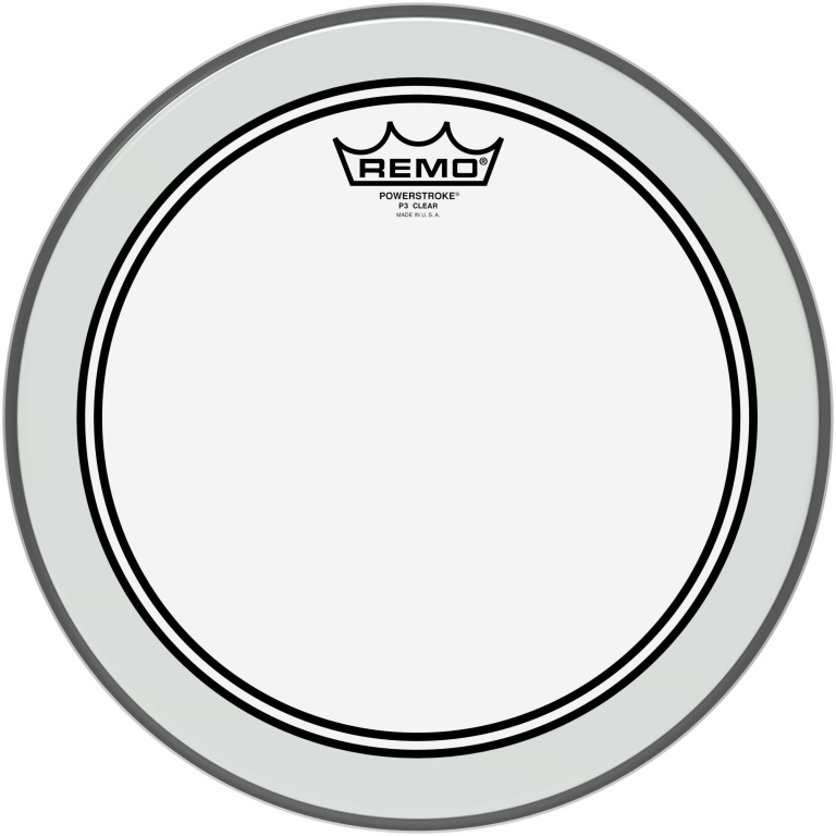 Peau Powerstroke 3 Ambassador transparente 12" pour Tom/ Caisse claire