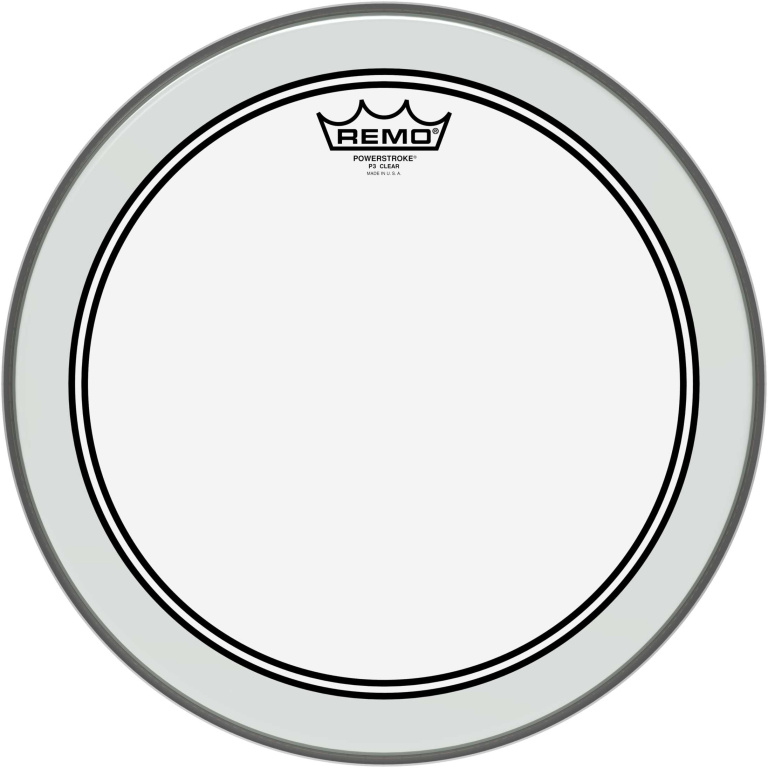 Peau Powerstroke 3 Ambassador transparente 13" pour Tom/ Caisse claire