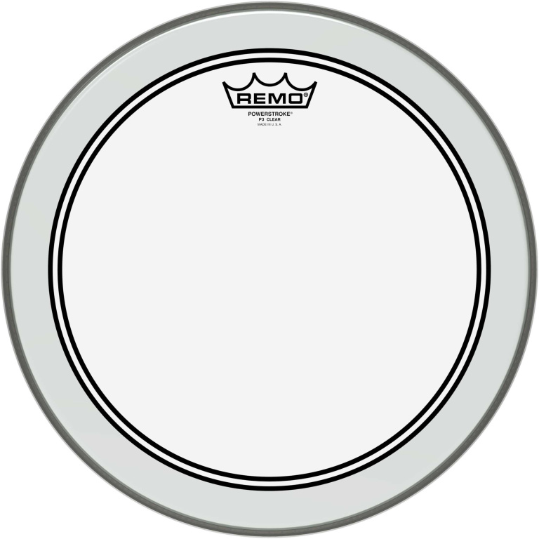 Peau Powerstroke 3 Ambassador transparente 14" pour Tom/ Caisse claire