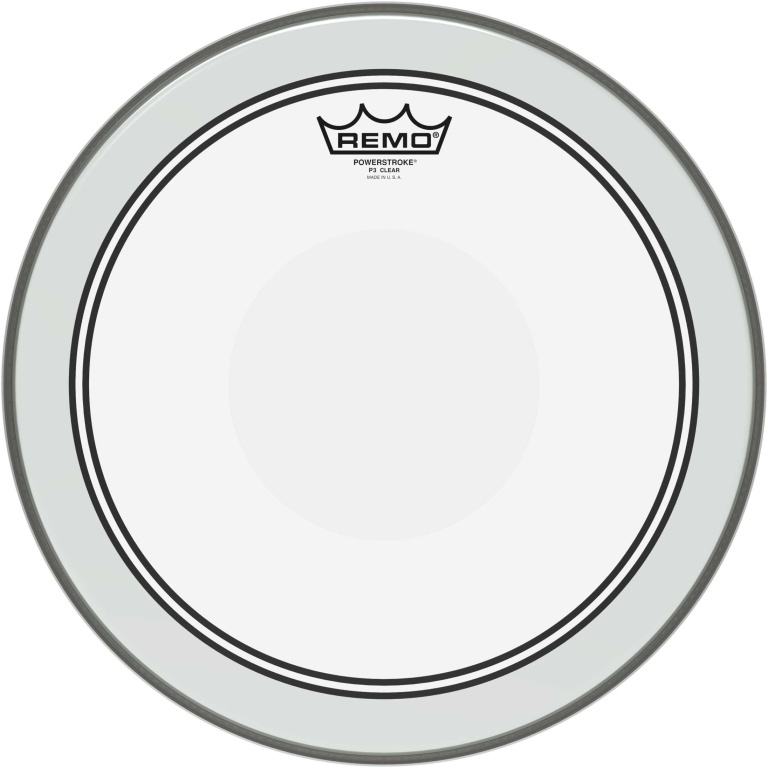 Peau Powerstroke 3 transparente de 14" pour caisse claire