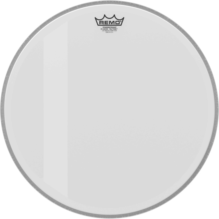 Peau Powerstroke 3 Felt Tone sablée de 18", pour grosse caisse