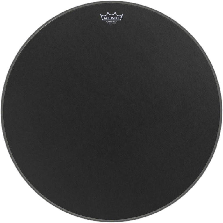 Peau Powerstroke 3 Black Suede 18" pour grosse caisse