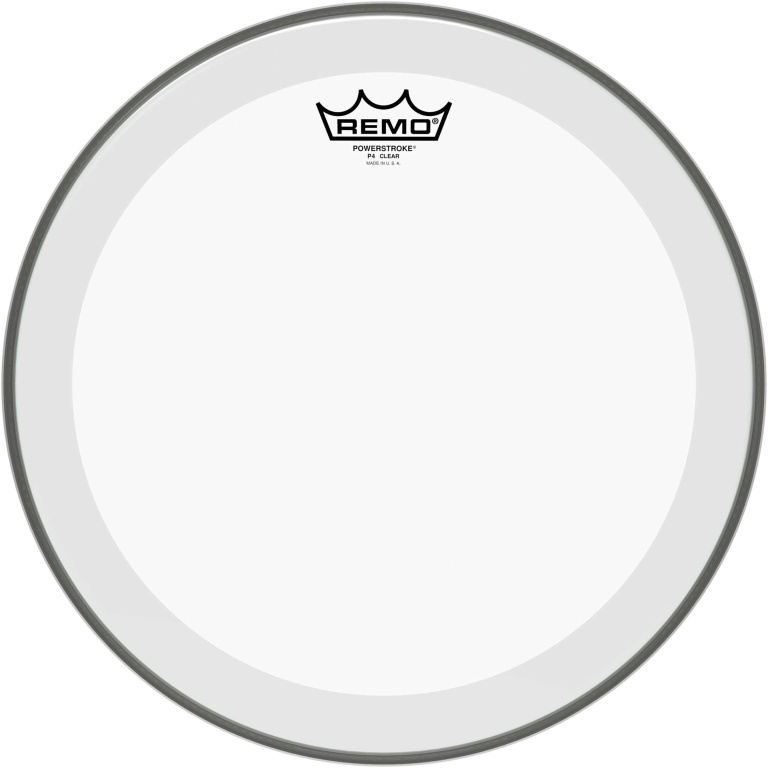 Peau Powerstroke 4 transparente 13" avec double pli pour Tom