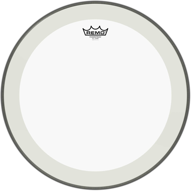 Peau Powerstroke 4 transparente 18" avec double pli + renfort transaparent