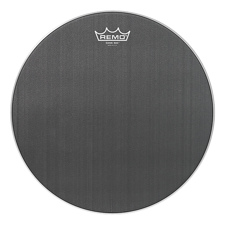 Peau Suede Max de 14" pour caisse claire de parade, noire