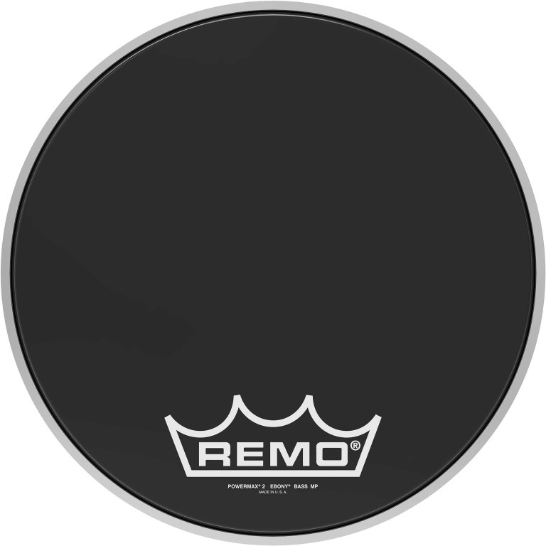 Peau Powermax 2 Ebony 14" pour grosse caisse de parade