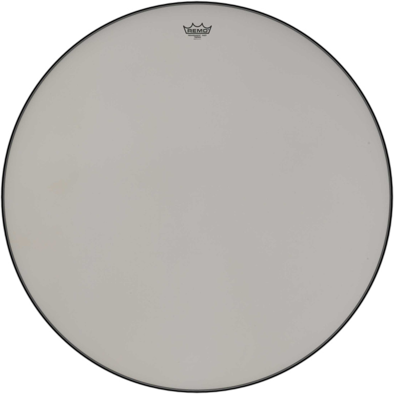 Peau Timpani Renaissance Standard 34" avec contre cerclage en Acier opaque