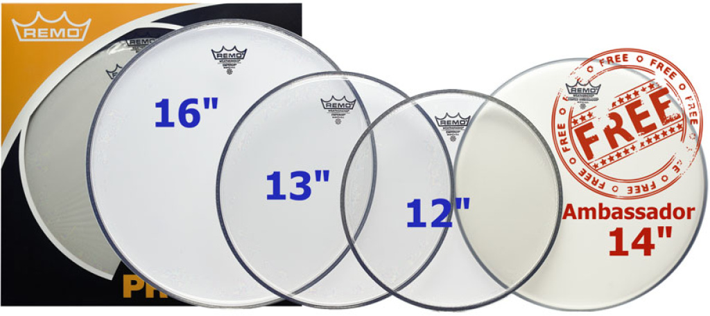 ProPack (Emperor transparente 12", 13", 16" + BA-0114-00 14" gratuite)