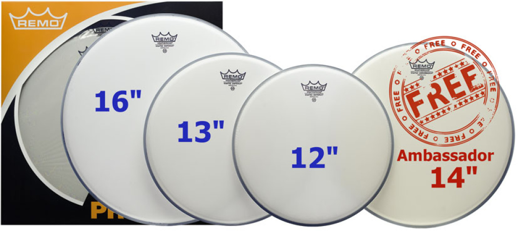 ProPack (Emperor sablée 12", 13", 16" + BA-0114-00 14" gratuite)