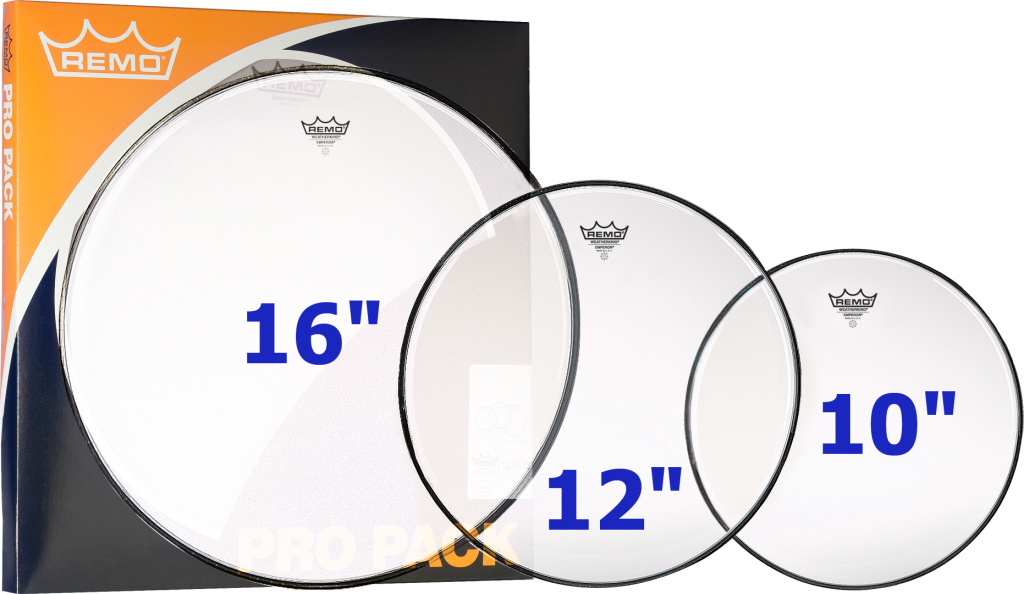 Tom Pack (10", 12", 16" Emperor Sablée) - économisez 10%!