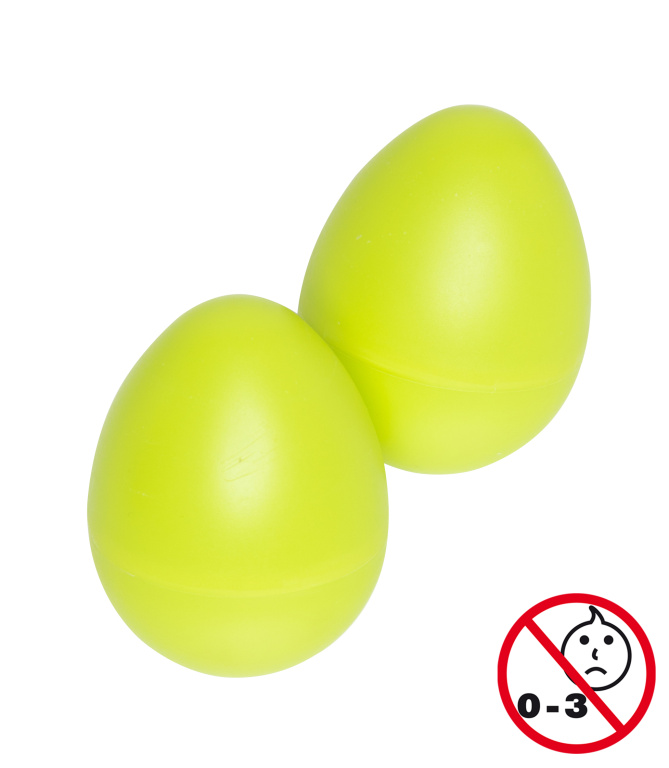 Paire de Egg Shakers en plastique