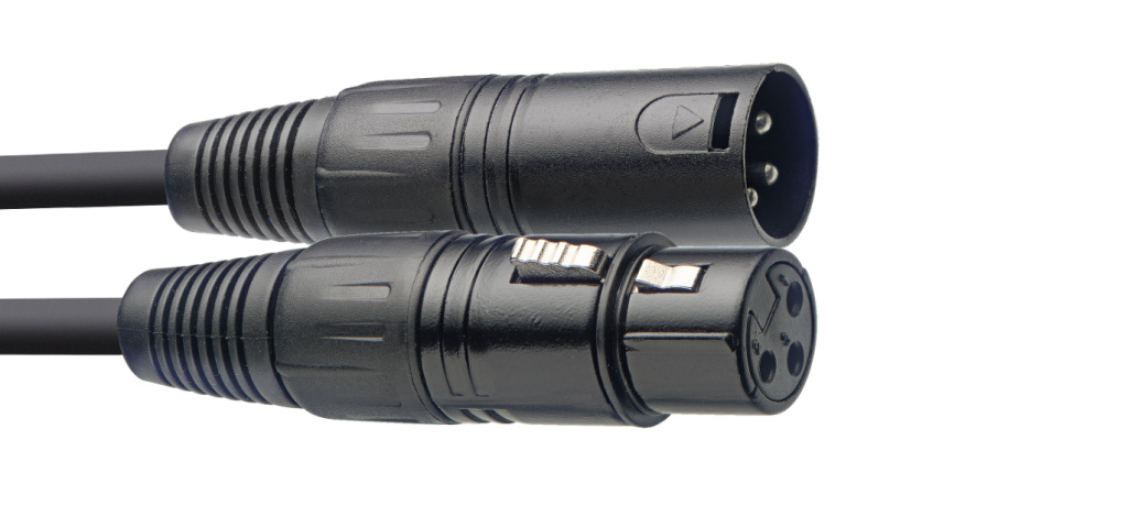 Câble DMX, XLR/XLR (m/f), 20 m